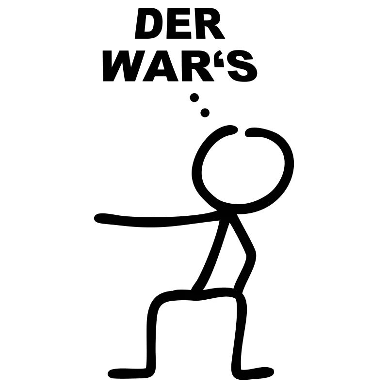 Strichmännchen Der wars
