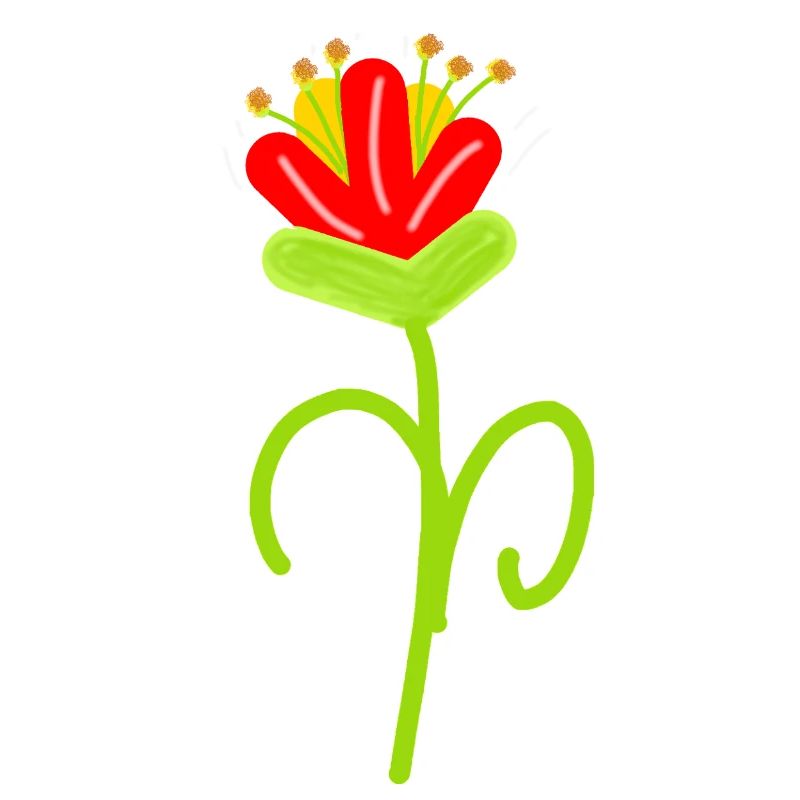 Dessin de fleurs ludique Fleurs Fleurs