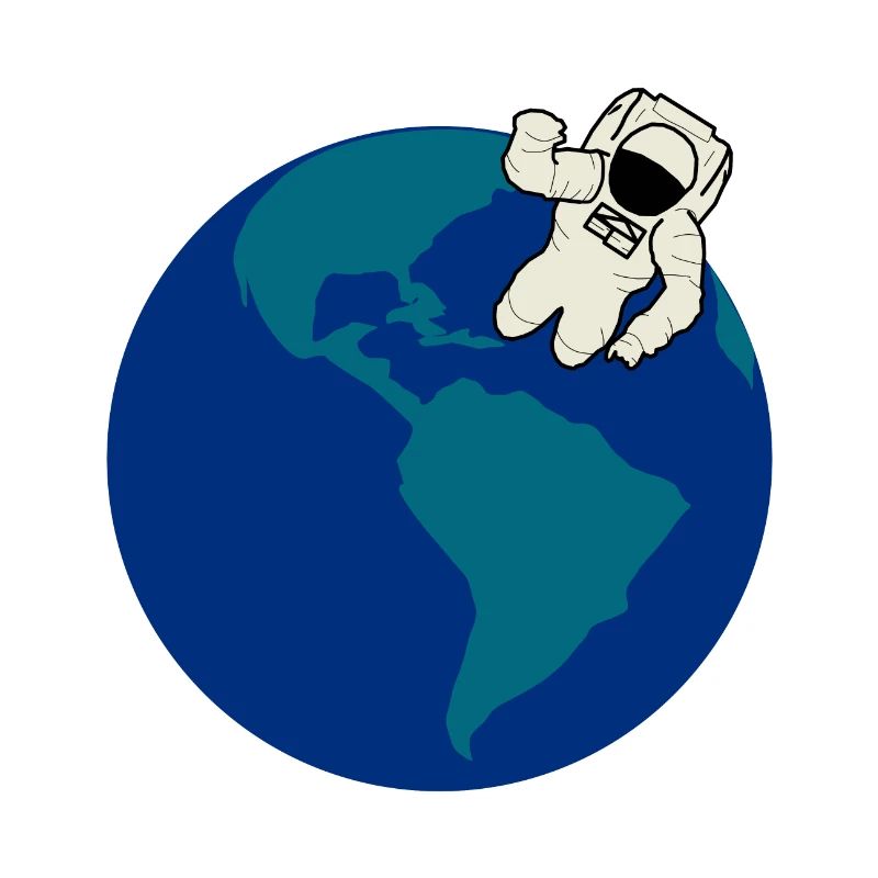 Astronaute, voyage dans l'espace, terre, astronaute, espace