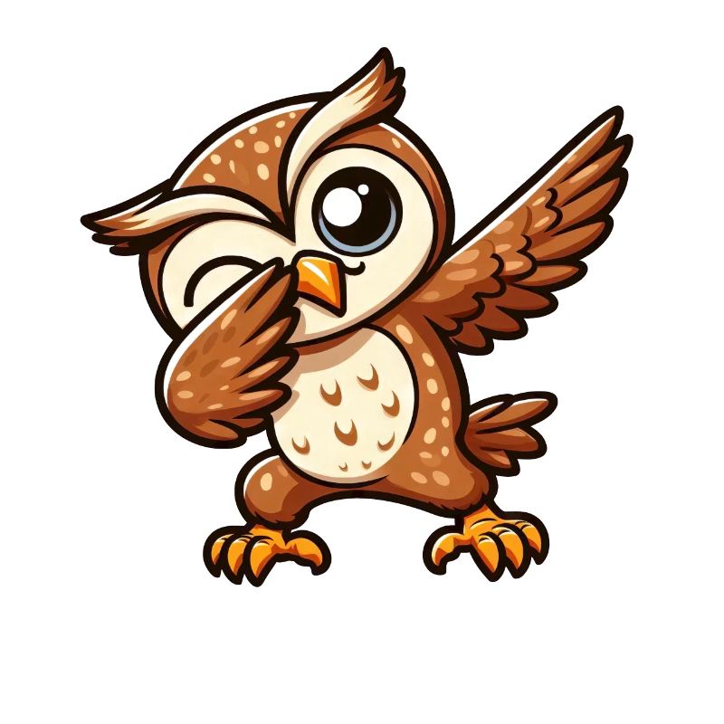 Coole weise Eule dabbing cooler Dab Eule