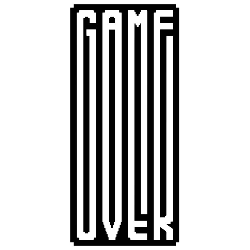 GAME OVER - BIG MONOGRAM