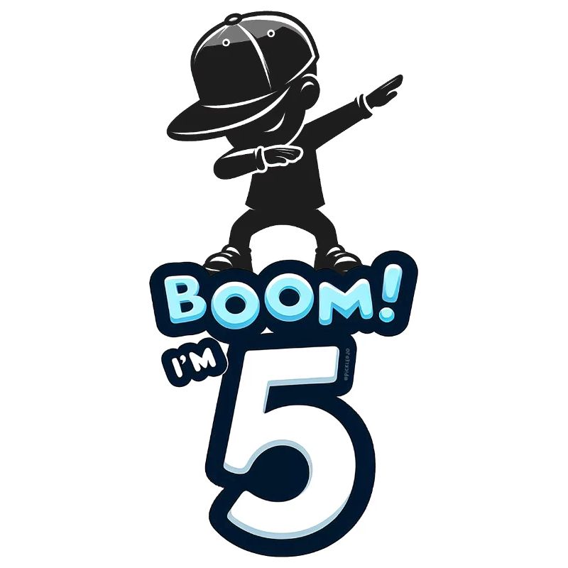 Boom! J’ai 5 ans