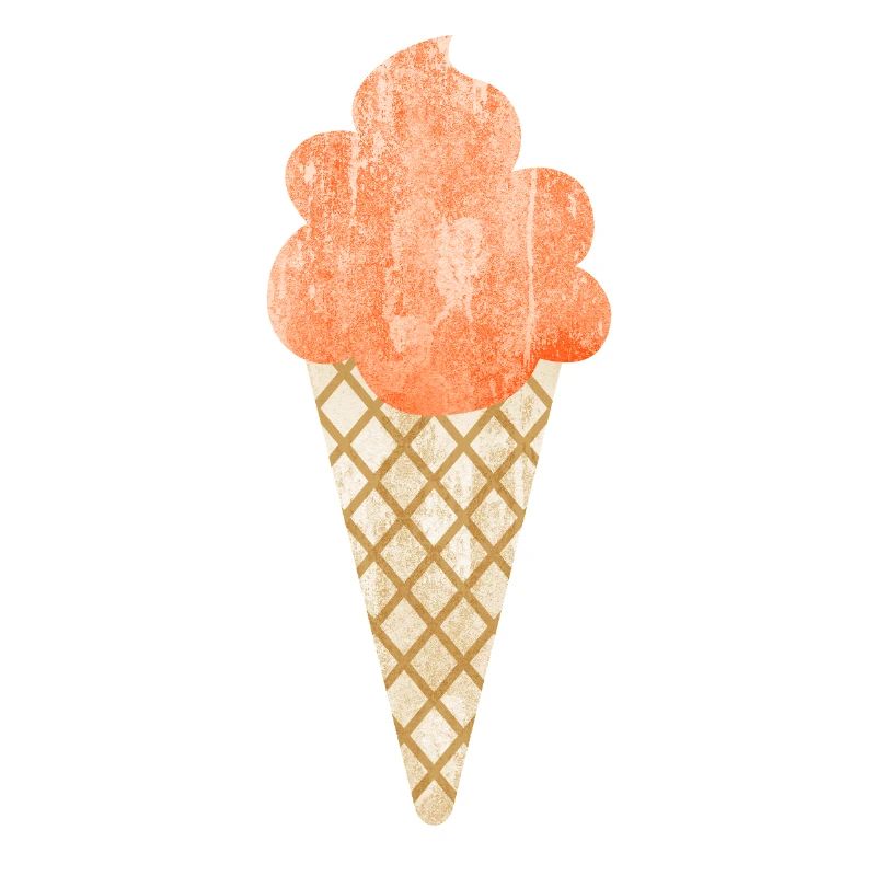 Eis Sommer Waffel Softeis Eiscreme süß fruchtig