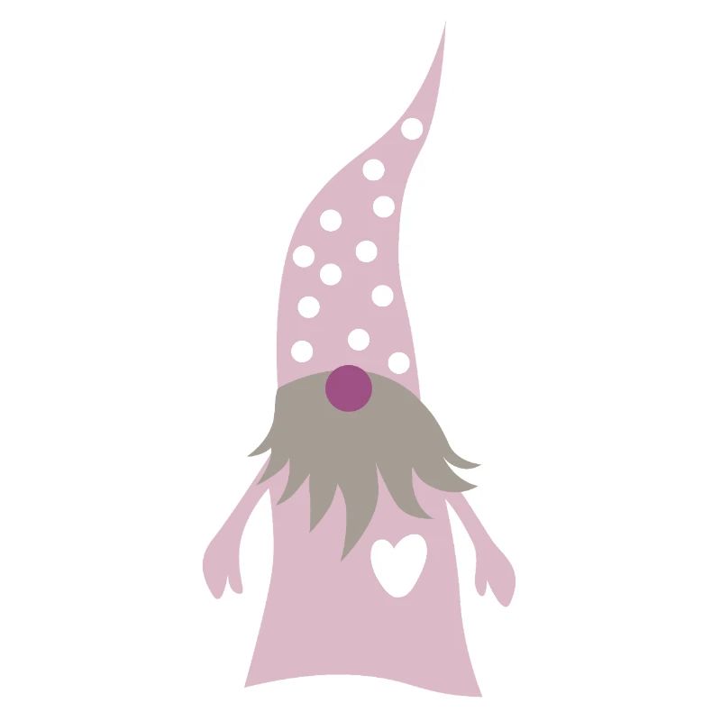 Noël de Noël Gnome Dots Pink Pastel