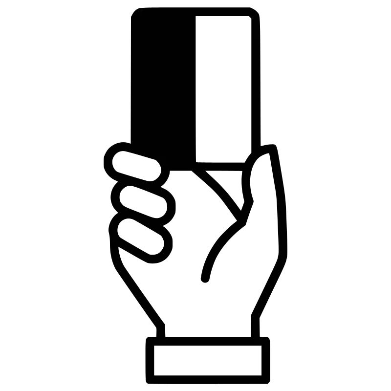 Referee Card Sending-Off Vector