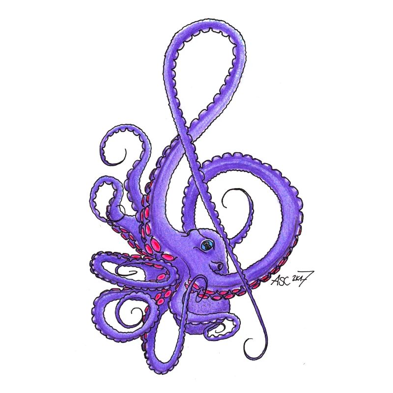 Clef octopus