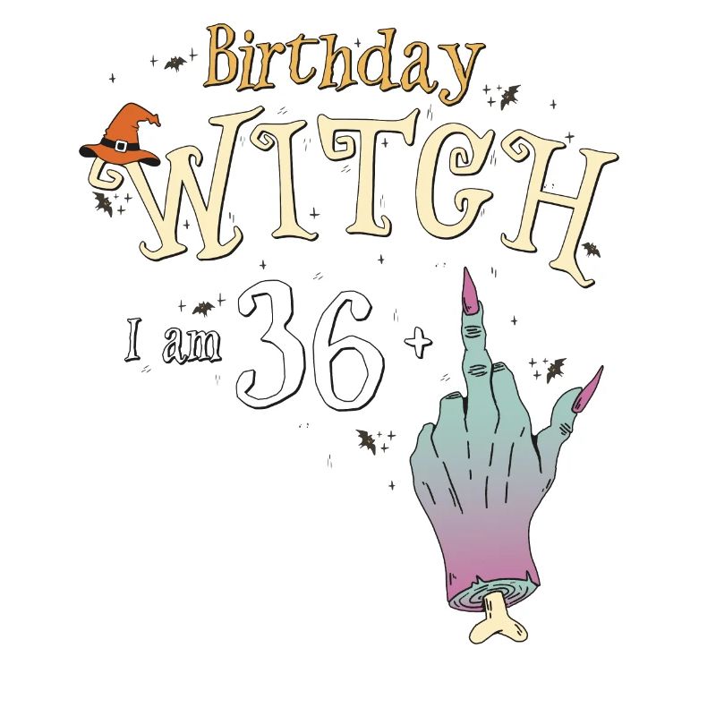 37. Geburtstag Hexe Lustige HallowQueen Trick oder