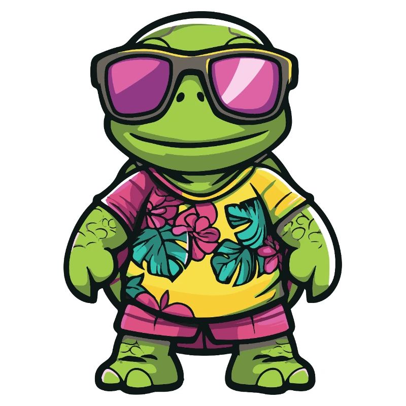 Turtle Comic Holiday