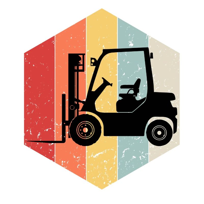 Vintage Forklift Operator