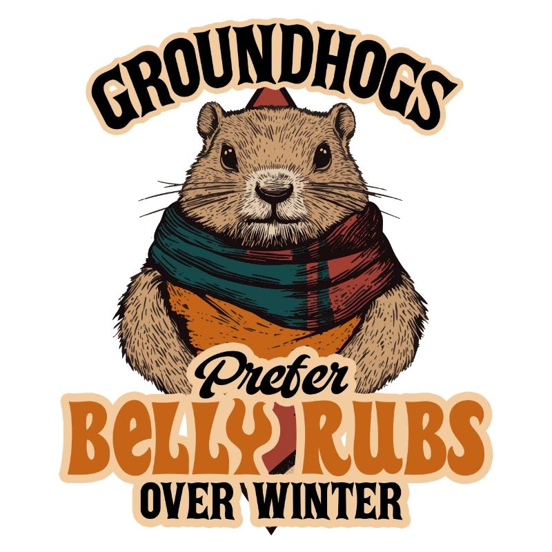 Groundhogs Prefer Belly Rubs Over Winter
