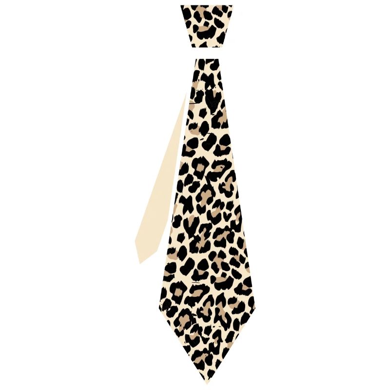 Krawatte Leopard