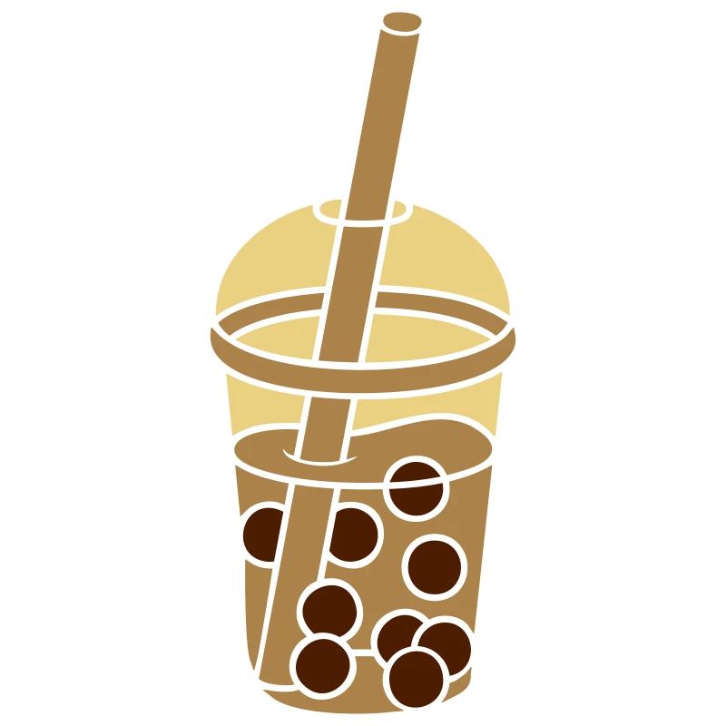Design Comic Bubble Tea