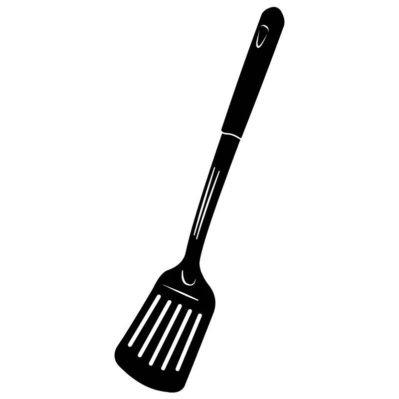 Küchenutensilien Fritteuse oder Backlöffel