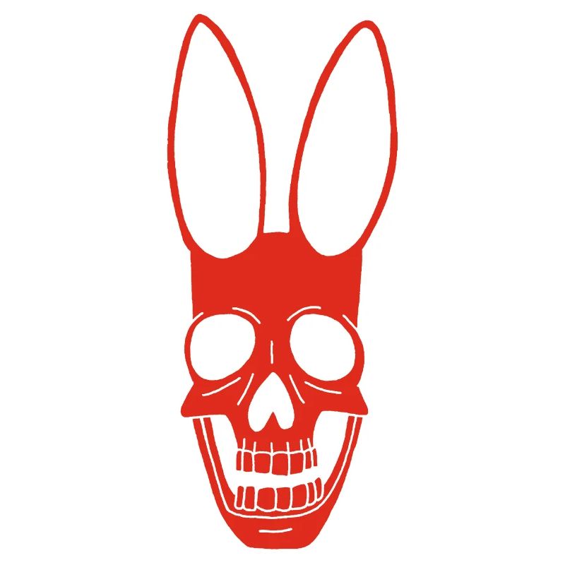 Red Rabbit Skull