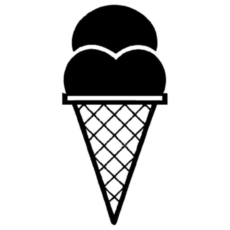 Cornet de crème glacée idée cadeau crème glacée