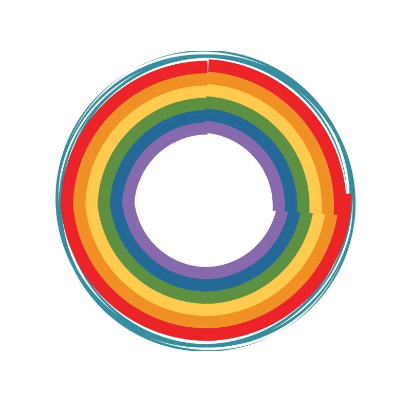 Rainbow circle