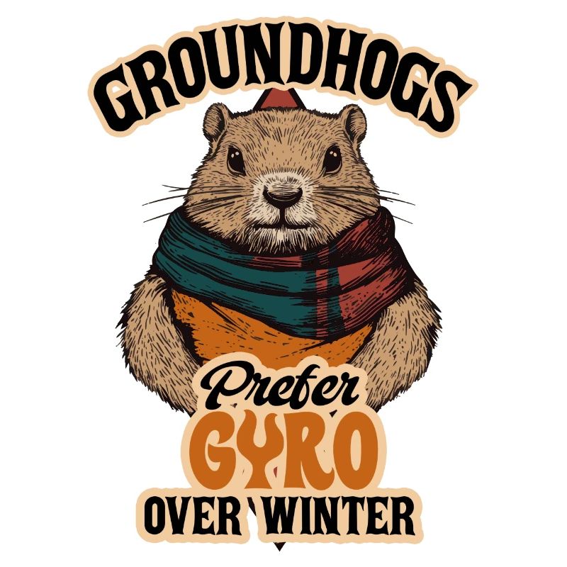 Groundhogs Prefer Gyro Over Winter Fun