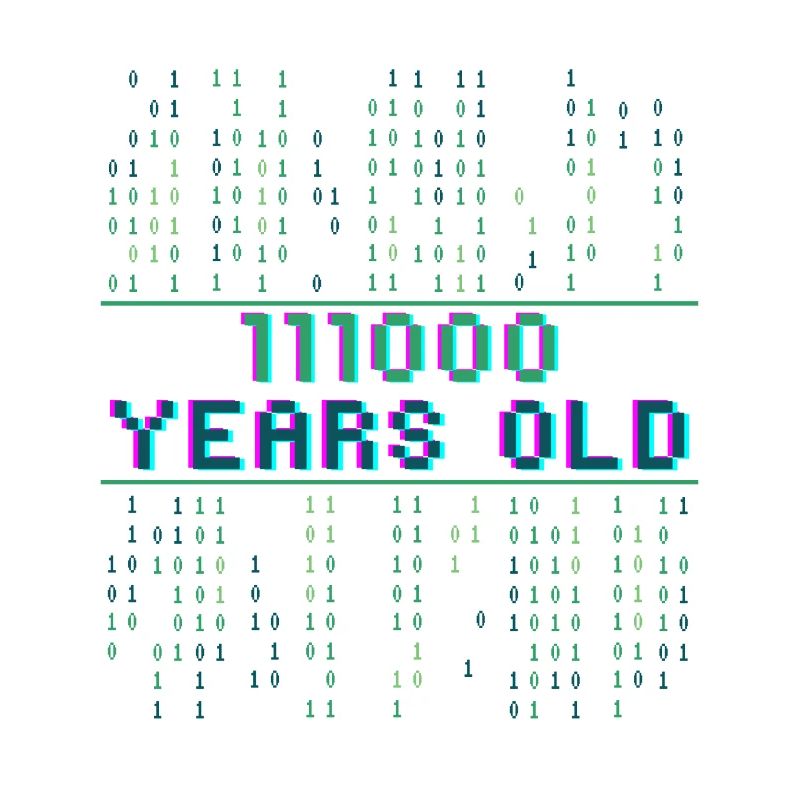 56e anniversaire 56 ans Code binaire Informatique