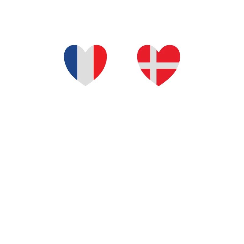 France et Danemark Drapeau danois Drapeaux