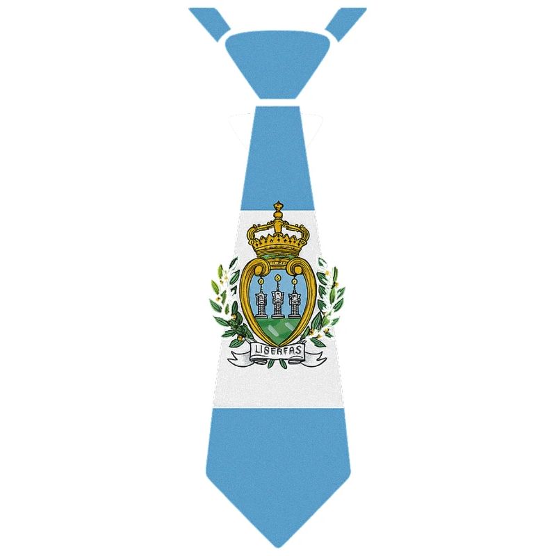 Cravate de Saint-Marin – Conception du drapeau