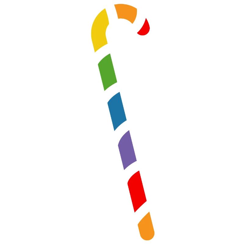 rainbow candy cane lgbtqi queer