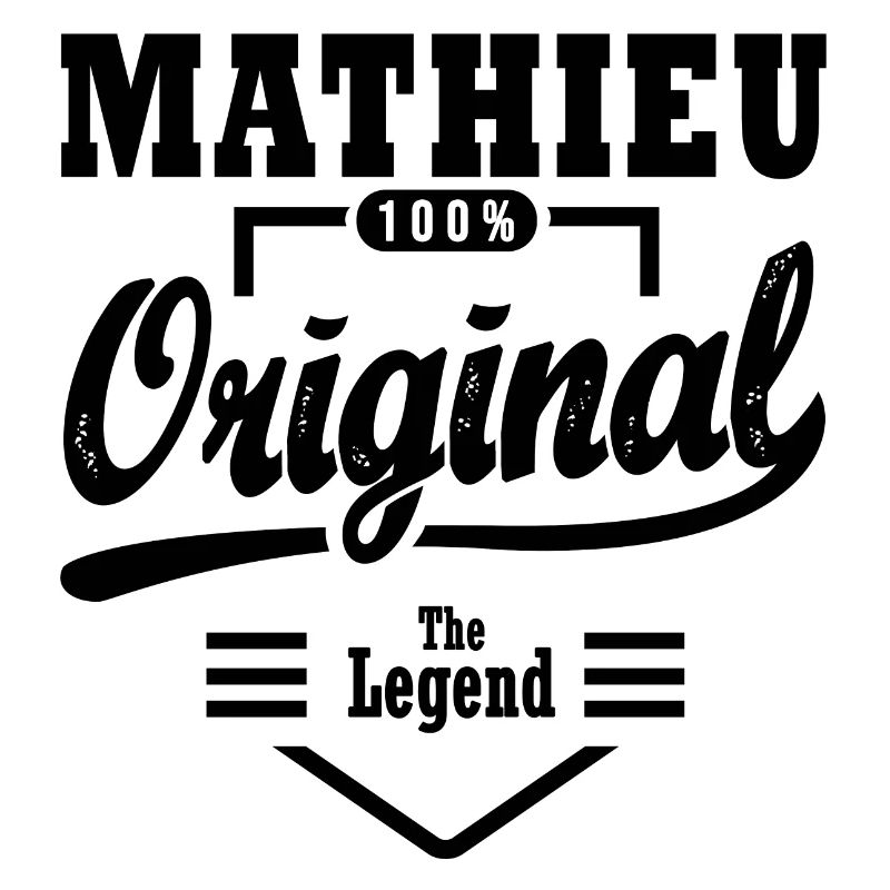 MATHIEU personalisiertes Geschenk Vorname Mathieu