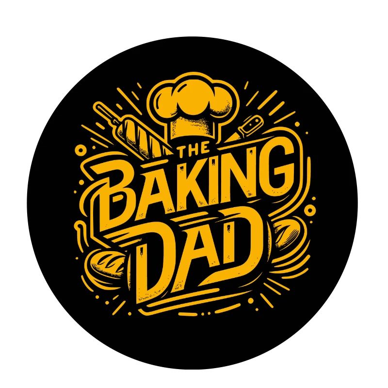 baking dad - father is a baker and bakes bread