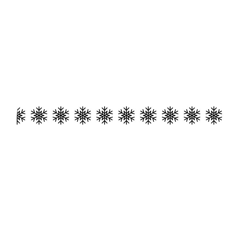 Rayures de flocons de neige