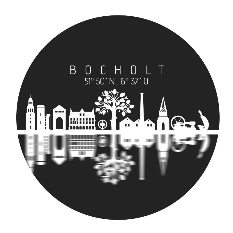 Bocholt skyline / coordinates