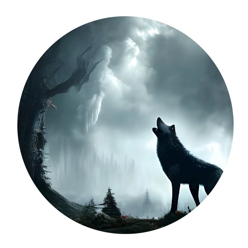 Roaring wolf
