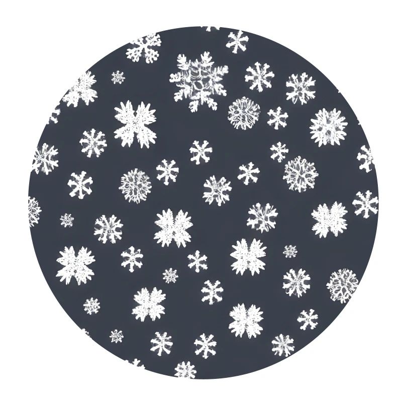 Snowflake pattern on the navy background