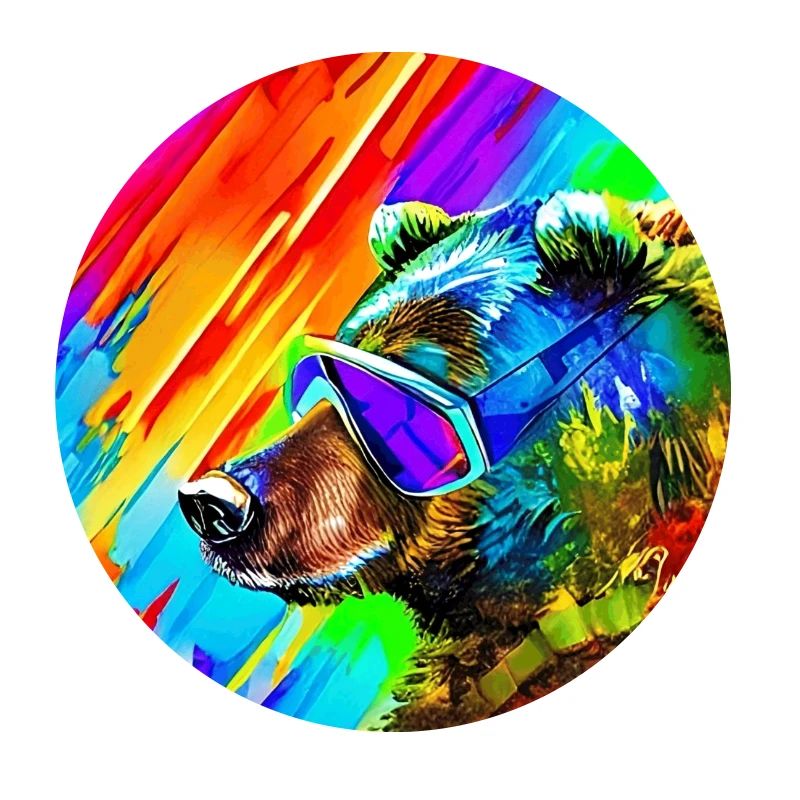 Bear with sunglasses