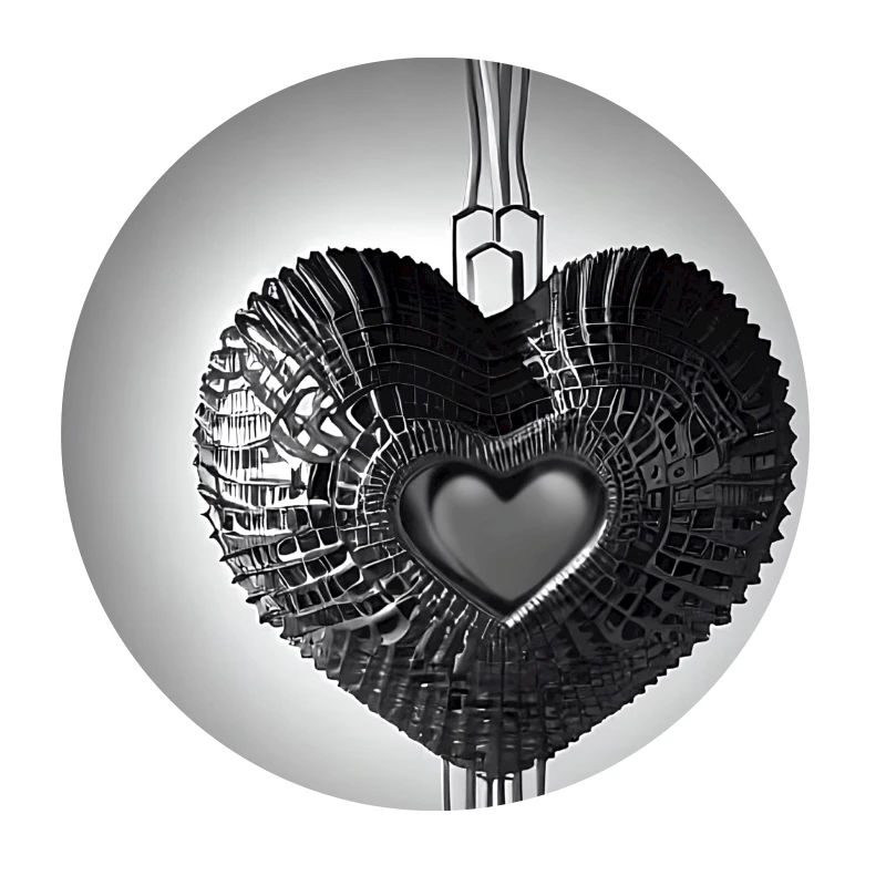 Metall hart sieraden
