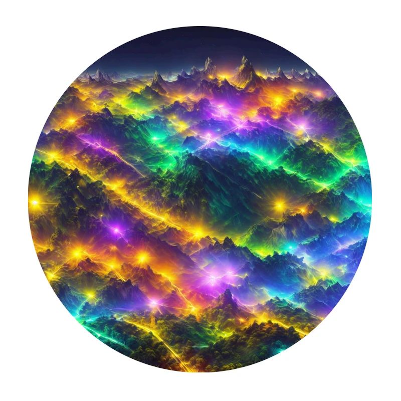 A technicolor skyline