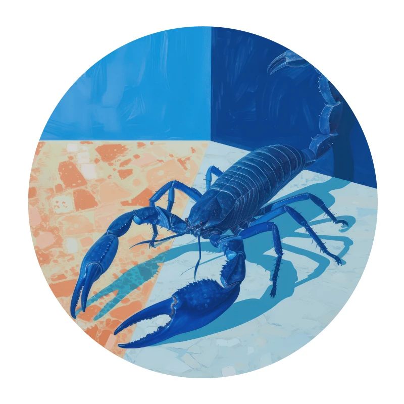 scorpion, bunt, tier, geschenk, geschenkidee
