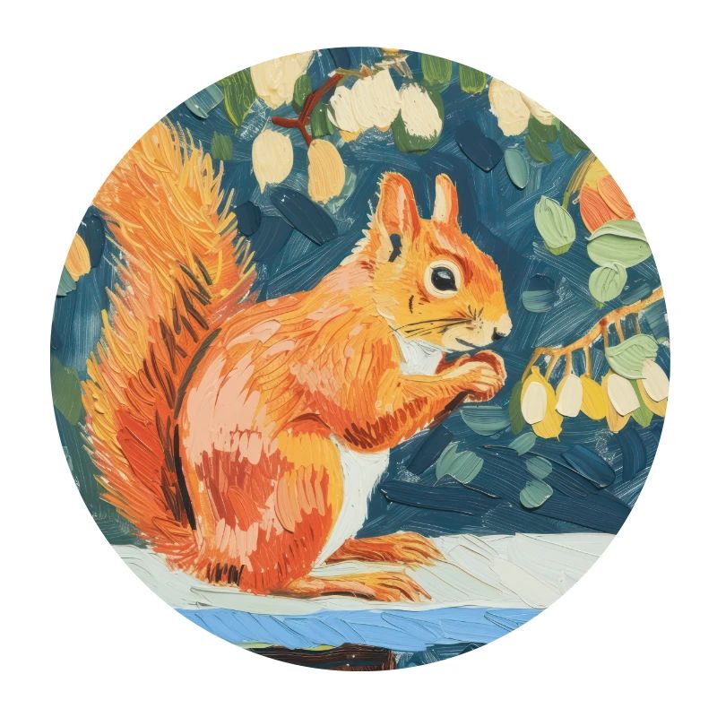 squirrel, colorful, animal, gift, gift idea