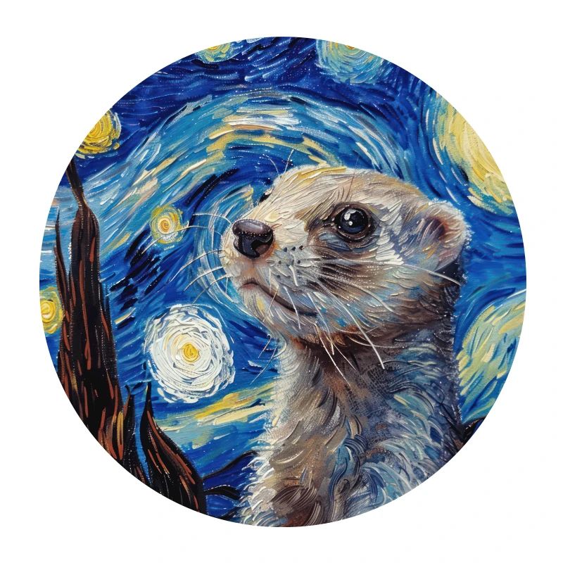 Ferret, Van Gogh, Gift
