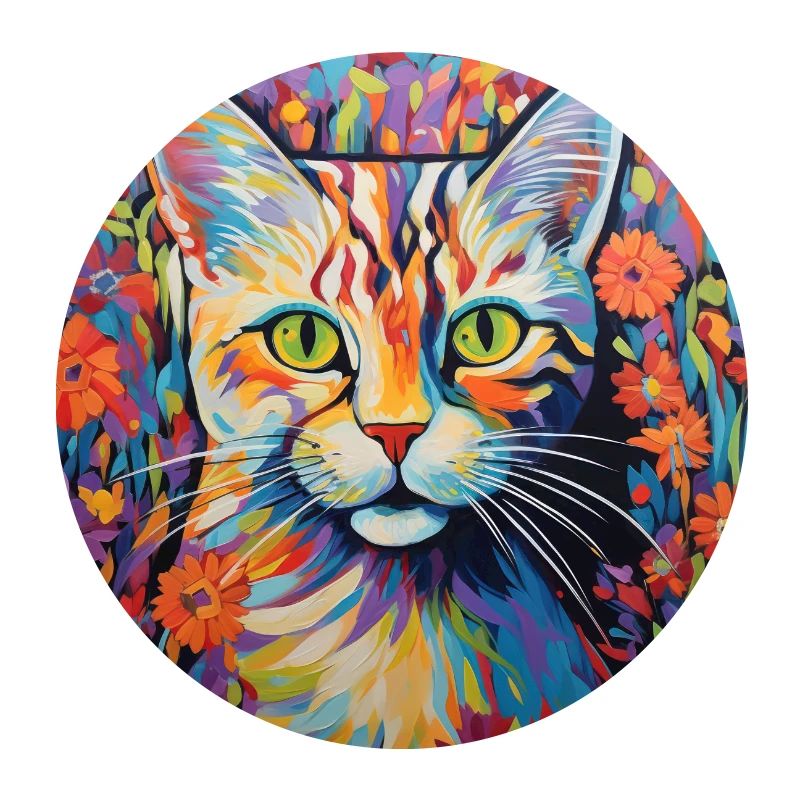 Katze, katzenmotiv, blumen, geschenk, geschenkidee