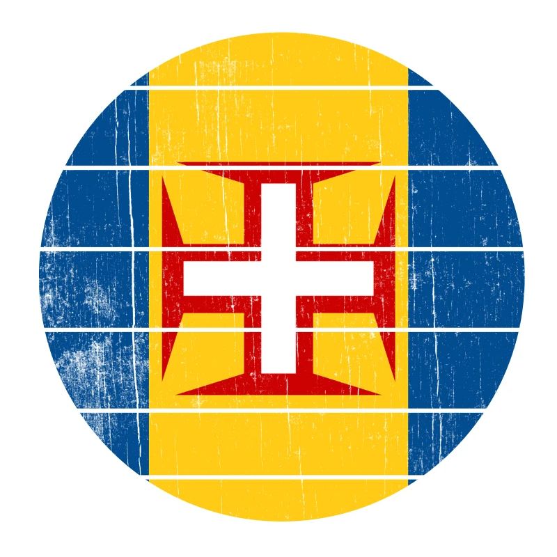 Drapeau rétro de Madère