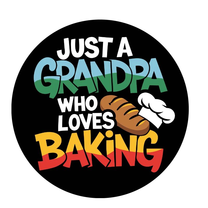 Papi est boulanger, notre papy aime cuisiner