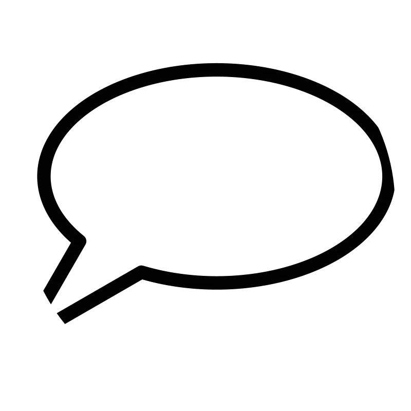 Speech bubble icon to personalize