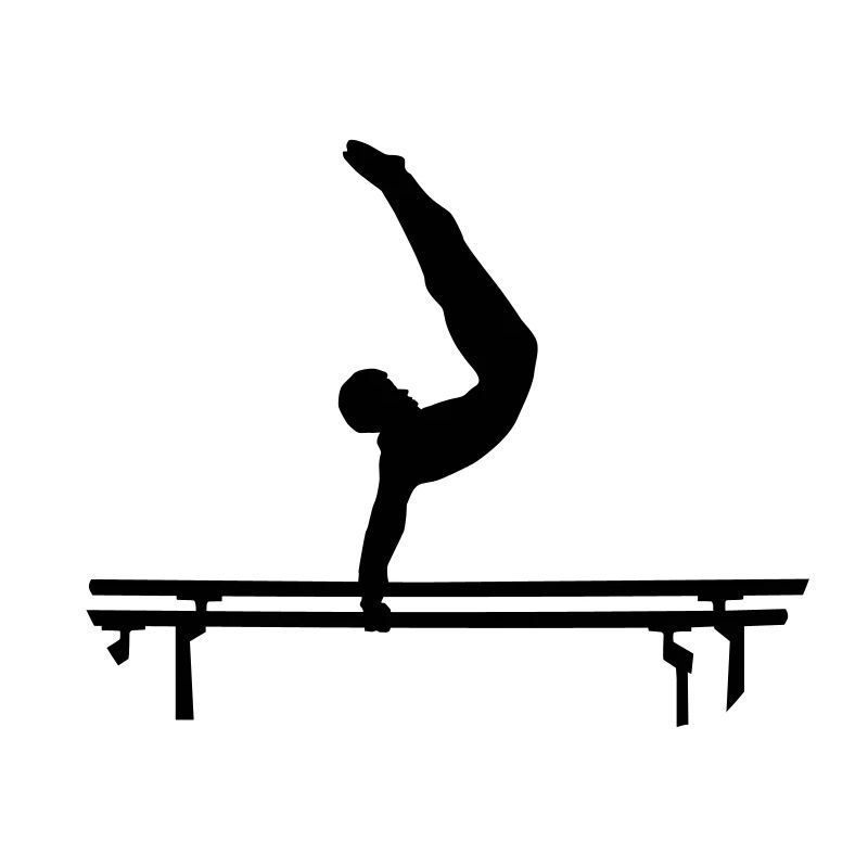 Men's Gymastics, Gymnast doing parallel bars