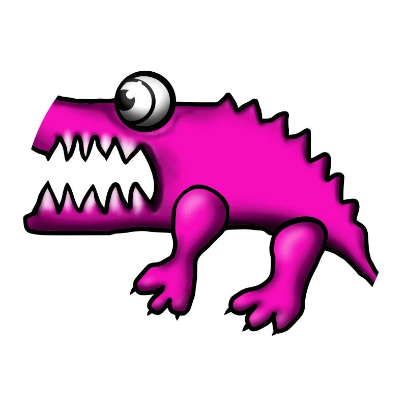 Krokodil Pink