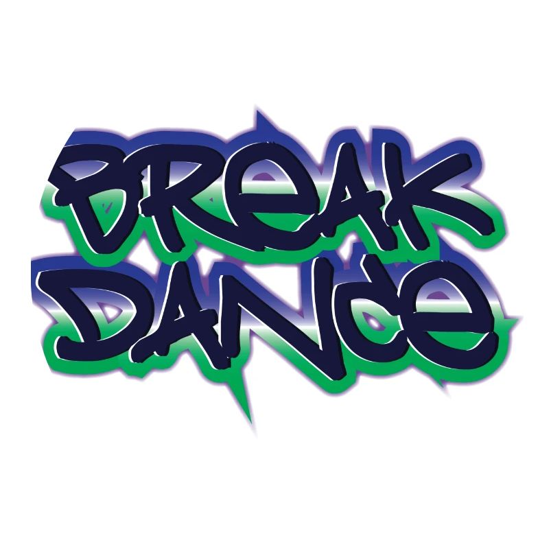 Breakdance Schriftzug