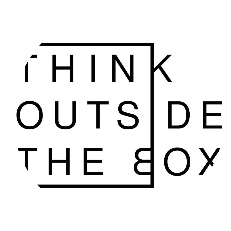 Think Outside The Box - Creative Thinking Modern