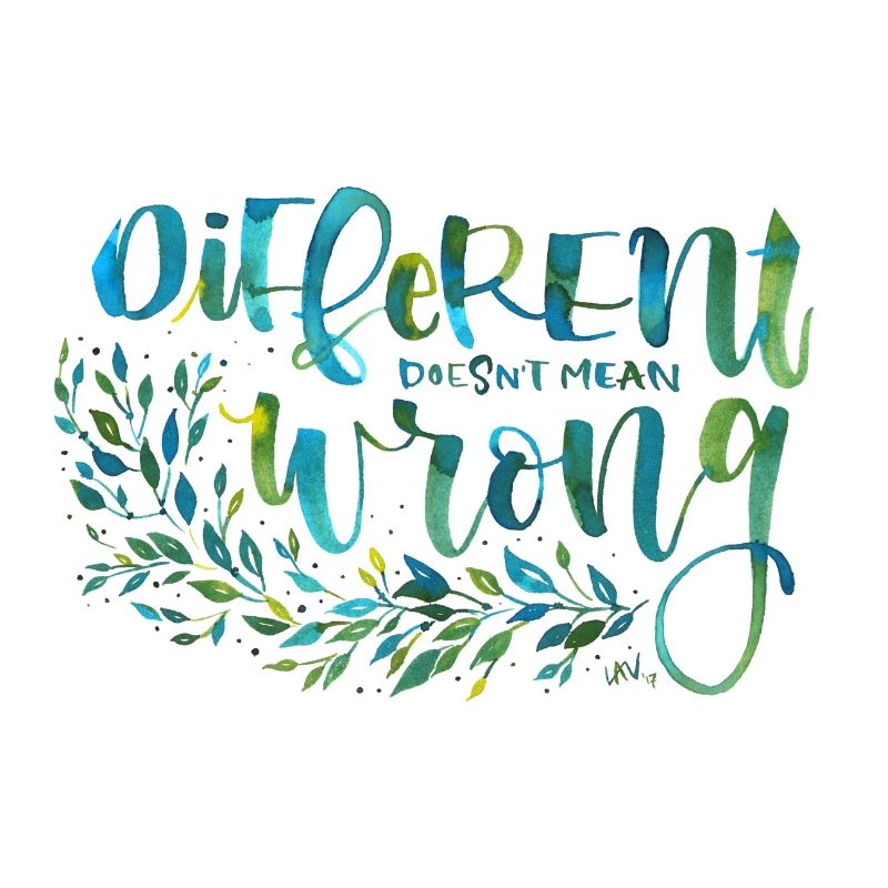 Different, not wrong