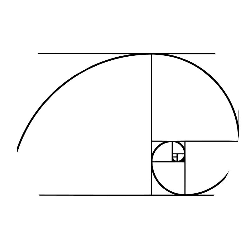 Fibonacci, Phi, Goldene Schnitt, Spirale, Rechteck
