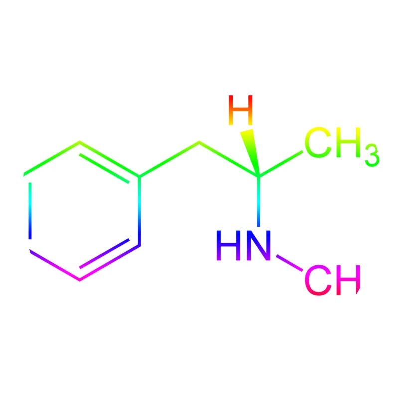 Methamphetamine Crystal Meth formule structurelle