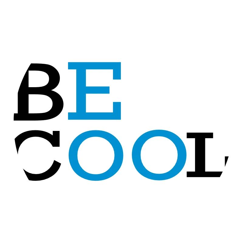 BE COOL text logo