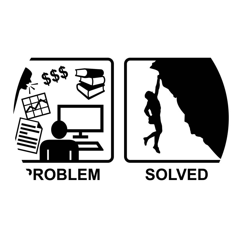 Climbing solves problems